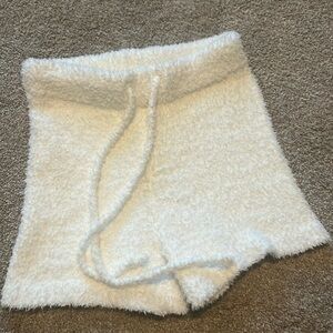 Off white Chenille PJ shorts , excellent condition